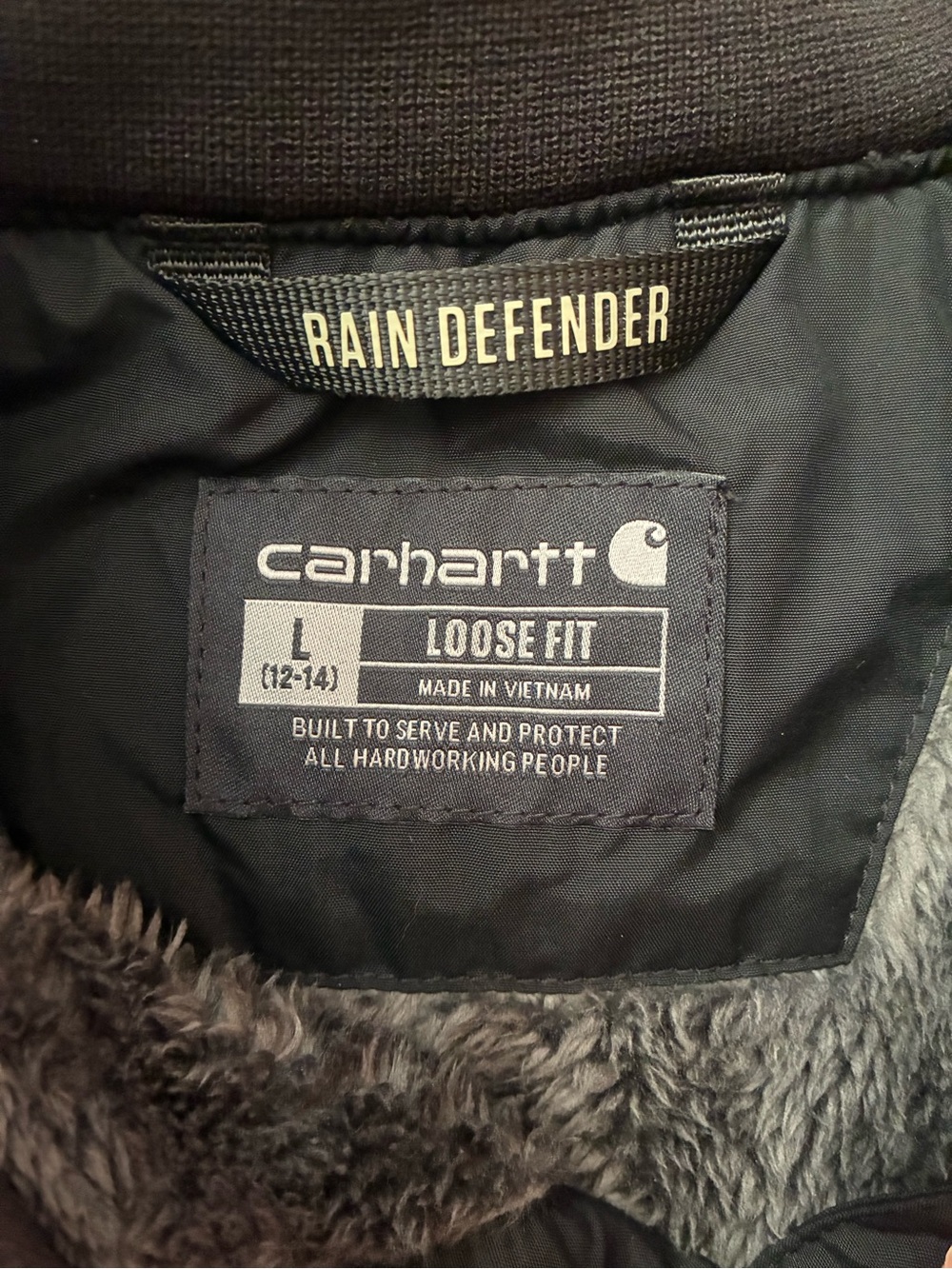FINAL PRICE! NWT Carhartt Rain Defender Lightweight Insulated Jacket - Picture 6 of 9
